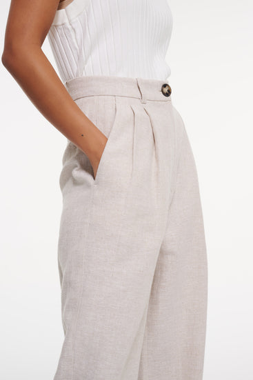 HERRINGBONE STRAIGHT PANT