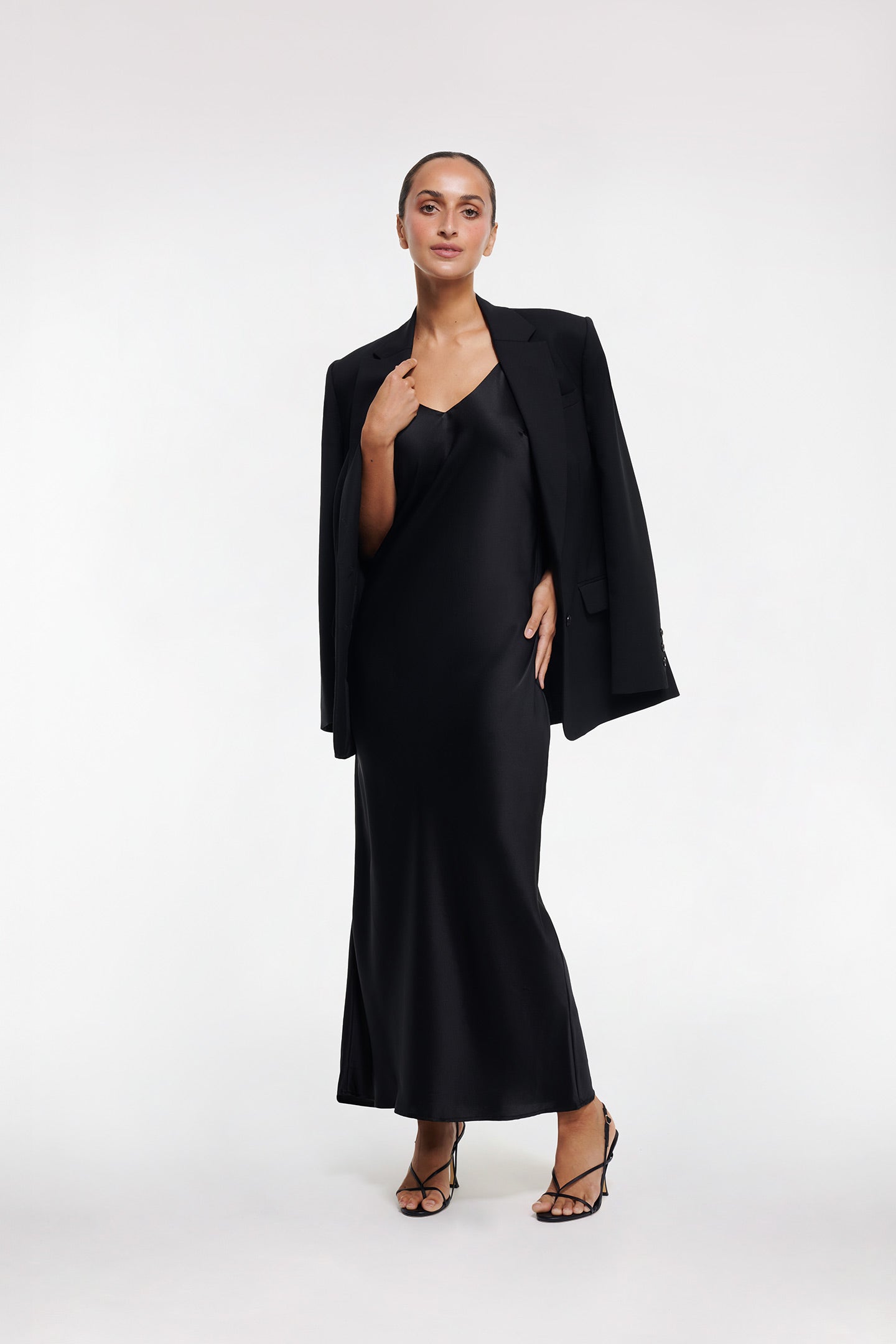 silk slip dress australia Satin Slip Midi Dress by & Other Stories Online | THE ICONIC
