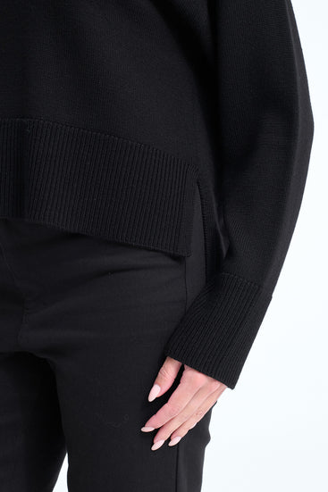 MERINO HI LOW SWEATER