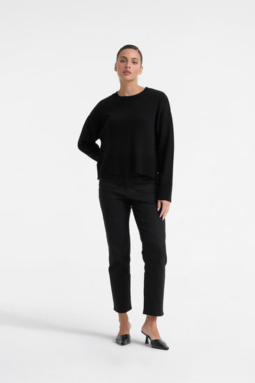 MERINO HI LOW SWEATER
