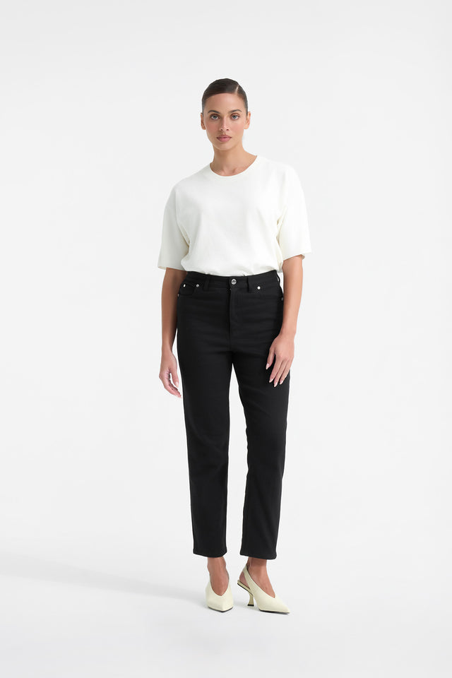 BOXY KNIT T SHIRT