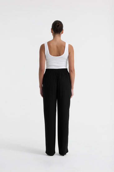 SIDE STRIPE CREPE PANT