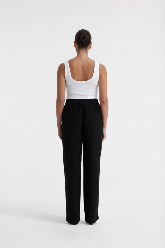 SIDE STRIPE CREPE PANT