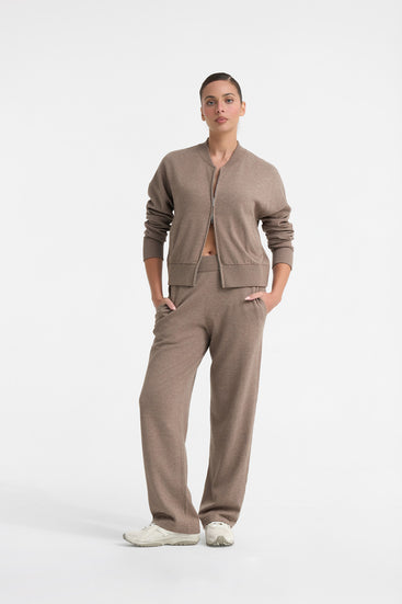 KNIT STRAIGHT LEG PANTS