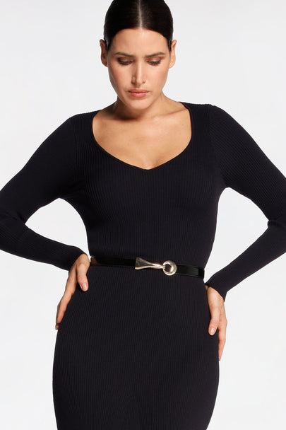 Buy RIB LONG SLEEVE DRESS online at Intimo Buy RIB LONG SLEEVE DRESS online at Intimo