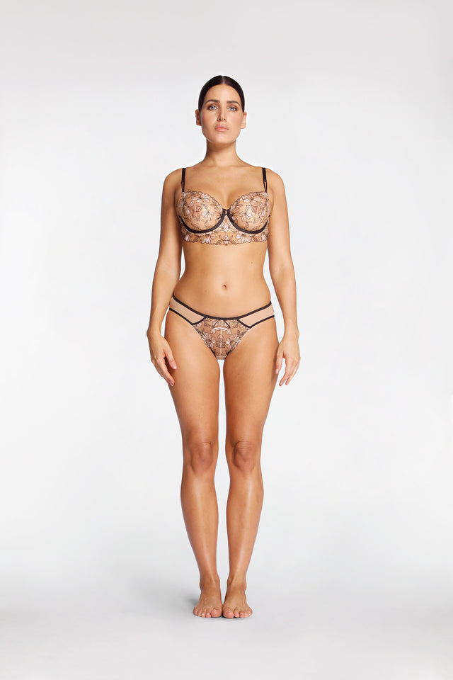 Women's Honeycomb Abrielle Balconette Bra by Intimo - front view