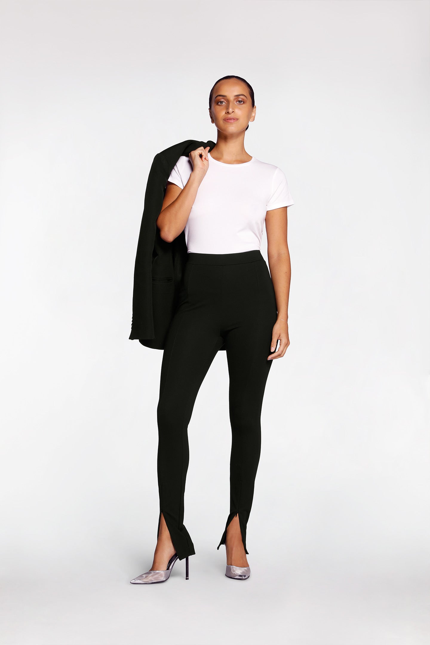 PANTHERA ZIP FRONT LEATHER PANT  W I N O N A
